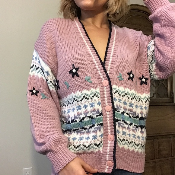 Pastel Vintage Cardigan - Picture 2 of 5